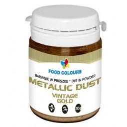 Corante em pó metalico Ouro...